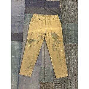 Vintage Cotton OG 107 Pants Military Workwear Thrashed Field Trousers Paint